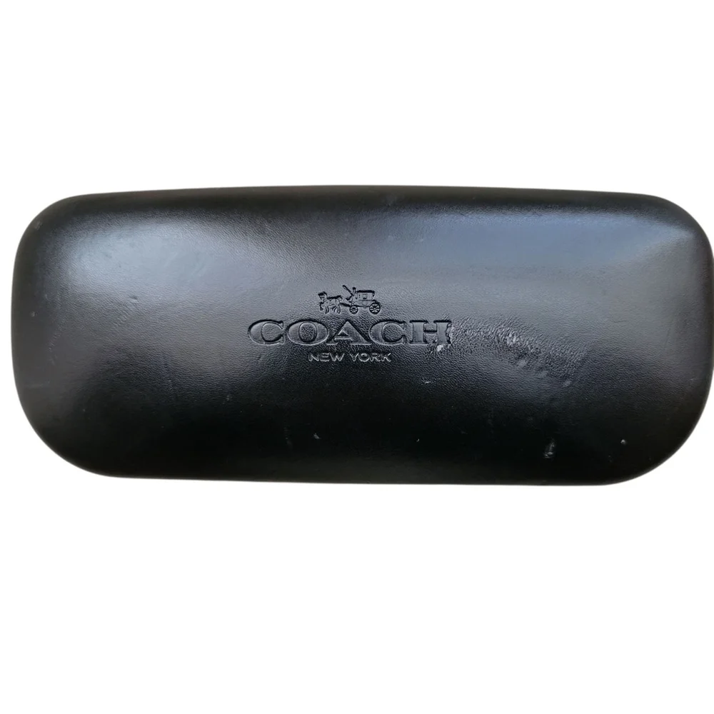 Coach Black Eyeglass Case Pre-owned Condition